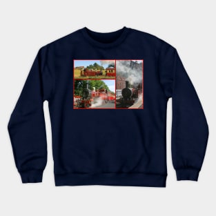 Steamin' - Narrow Gauge Railways on the Isle of Man Crewneck Sweatshirt